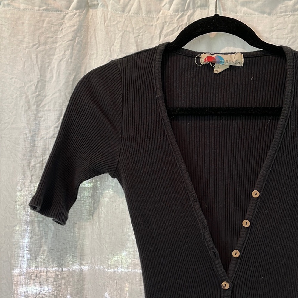 Free People Ribbed Form Fitting Dress